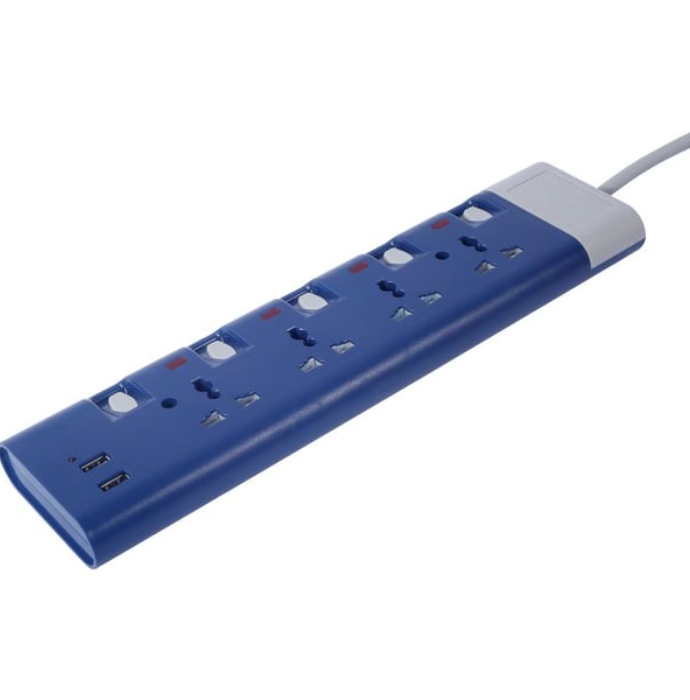 EXTENSION- PREMIUM MODEL- 4WAY 3METER WITH USB