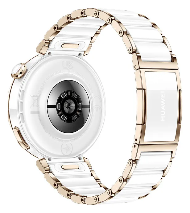 HUAWEI WATCH GT 5 PRO  42MM CERAMIC WHITE – WHITE CERAMIC FLUOROELASTOMER STRAP ASIA&AFRICA&LATIN AMERICA