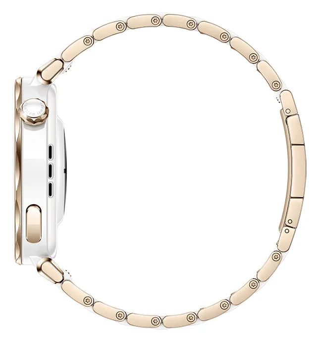 HUAWEI WATCH GT 5 PRO  42MM CERAMIC WHITE – WHITE CERAMIC FLUOROELASTOMER STRAP ASIA&AFRICA&LATIN AMERICA