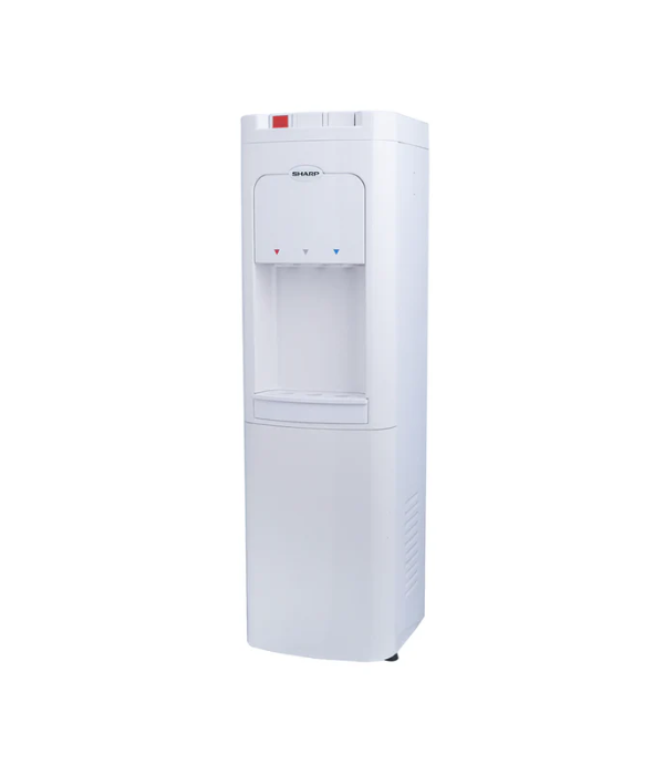 SHARP WATER DISPENSER BOTTOM LOADING 3 TAP WHITE