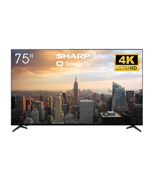 SHARP 75" 4K Google TV, Frameless Design