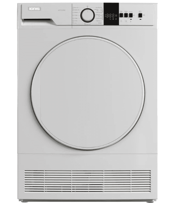 IGNIS 7 KG CONDENSER DRYER   WHITE COLOR  HxWxD : 85x60x57 MADE TURKEY