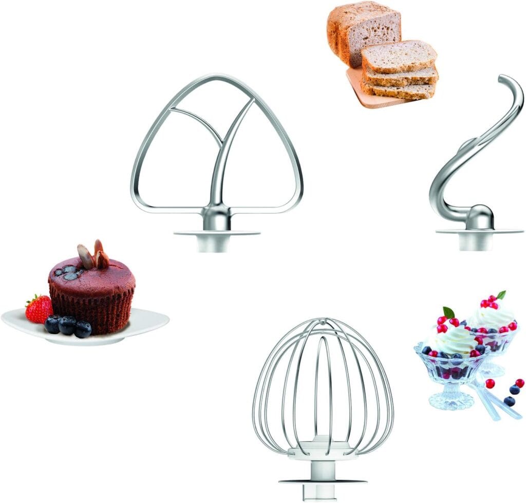 MOULINEX KITCHEN MACHINE, 4.8 LTR CAPACITY, 3 PASTRY ATTACHMENTS, 800W,