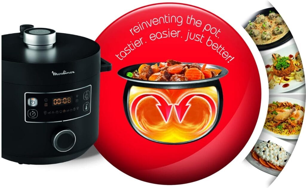 MOULINEX MULTICOOKER. CAPACITY  :  5 Ltr .50-60HZ 10 AUTO COOKING PROGRAMS.