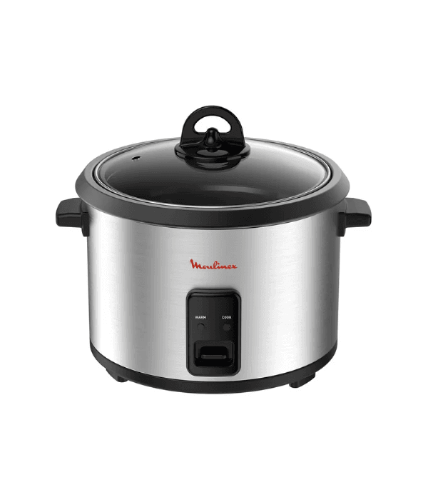 MOULINEX RICE COOKER 700W, 10CUPS CAPACITY (1.8LTRS), NON STICK REMOVABLE BOWL,