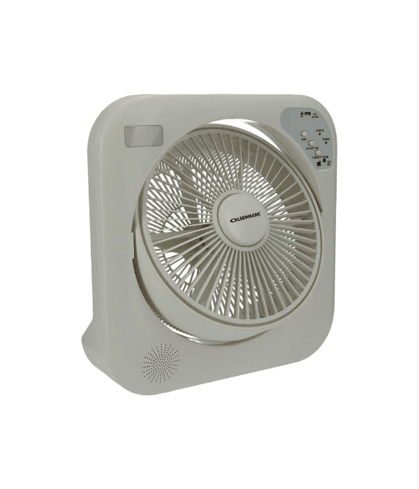 12" Rech Fan With Emergency Lantern 1X3