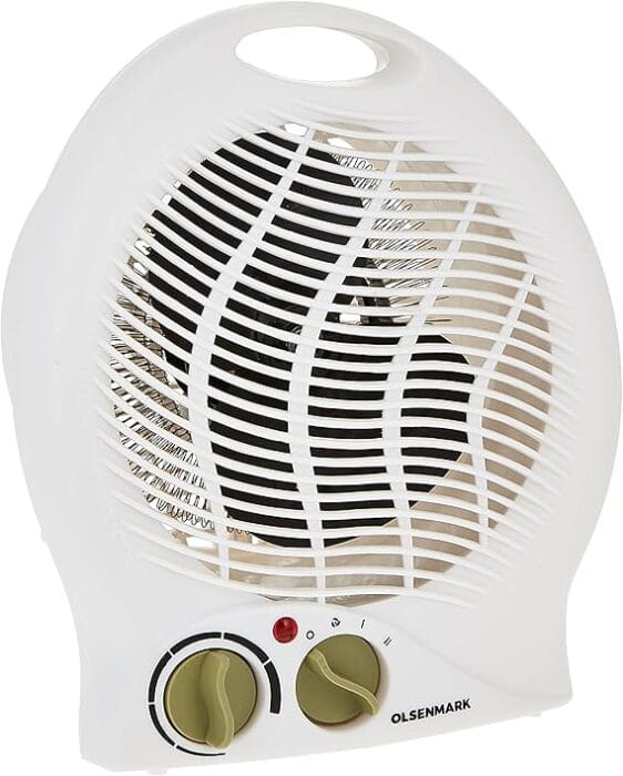 Fan Heater/2 Heat Setting/Temp Contrl1x8