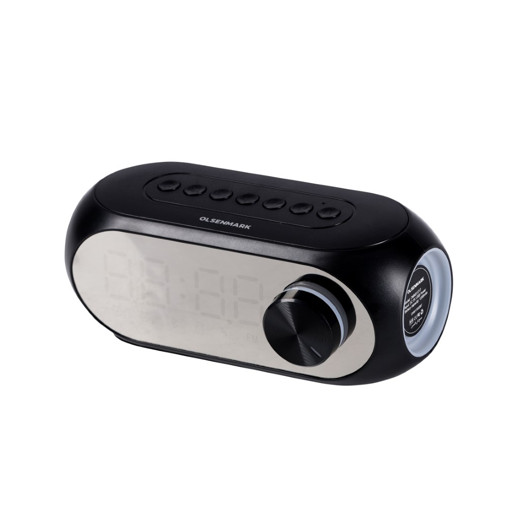 Portabl Spekr/Digtl Alrm Clock BT/FM1x60