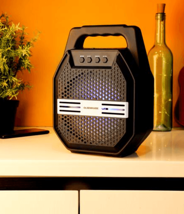 Speakr 6.5"Bt/Usb/Tf/Fm/Tws//LedLigt1x24