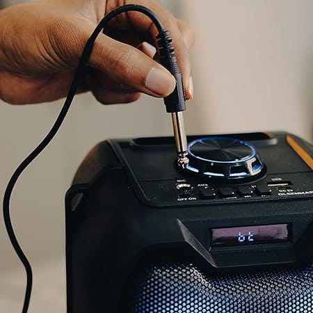 2x4"Rech Party SpekrBT/FM/MIC/USB/TF1x12