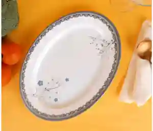 Melamineware Oval Rice Plate | 12″ Dinner Plate