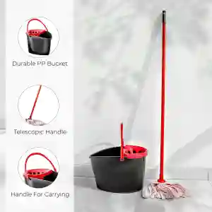 Royalford Cleaning Bucket with Mop