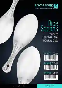 Royalford 25cm Stainless Steel Rice Spoon