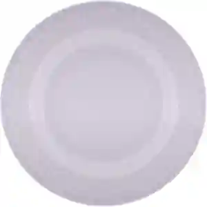 Royalford 10" Melamine White Pearl Dinner Plate