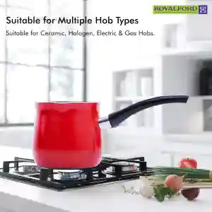 Royalford Coffee Warmer, 9.5 cm, Red