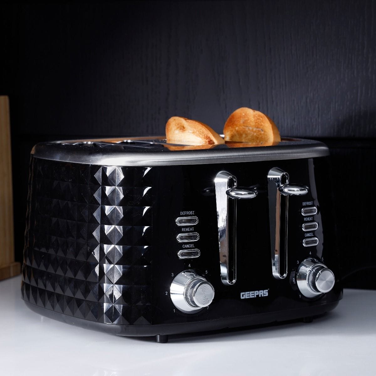 4Slice BreadToaster/Crumbtray/7settig1x2