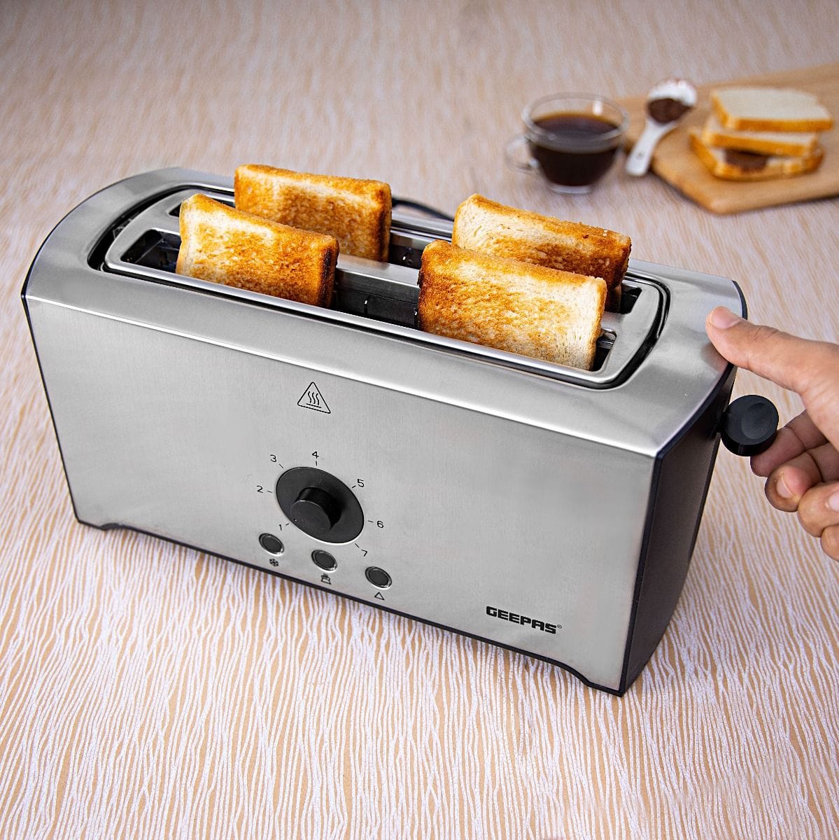 4-Slice Bread Toaster Ss Body 1x4