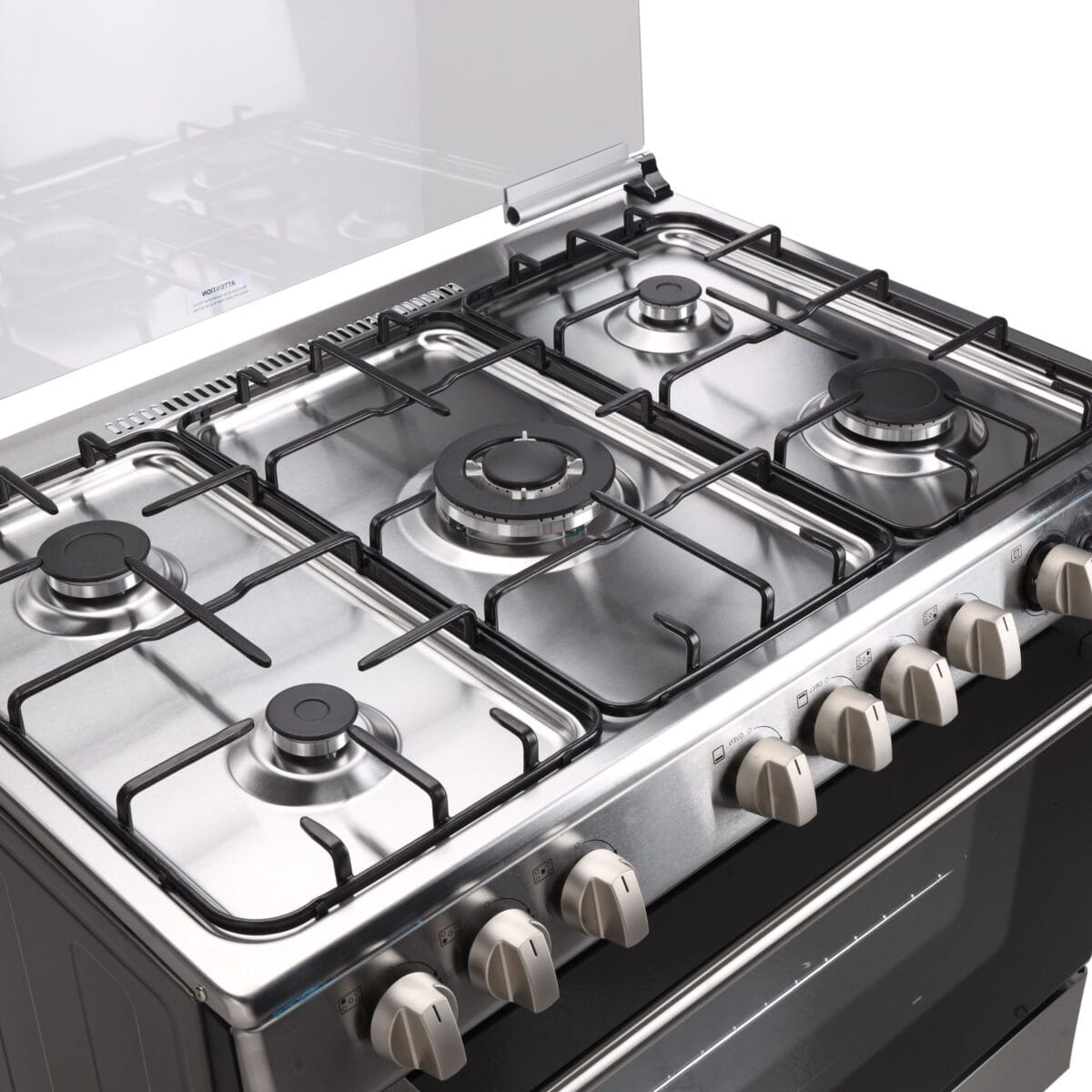 90x60 5 Burner Cooking Range/SS/Grill1x1