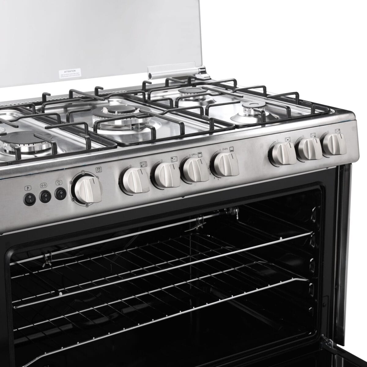 90x60 5 Burner Cooking Range/SS/Grill1x1