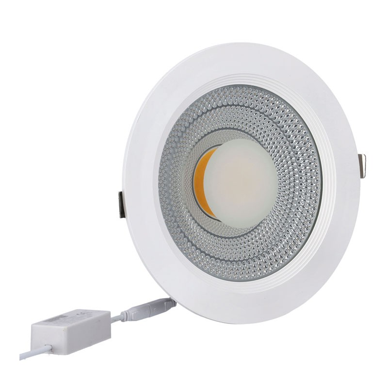 30W COB Downlight/3000K 1x20