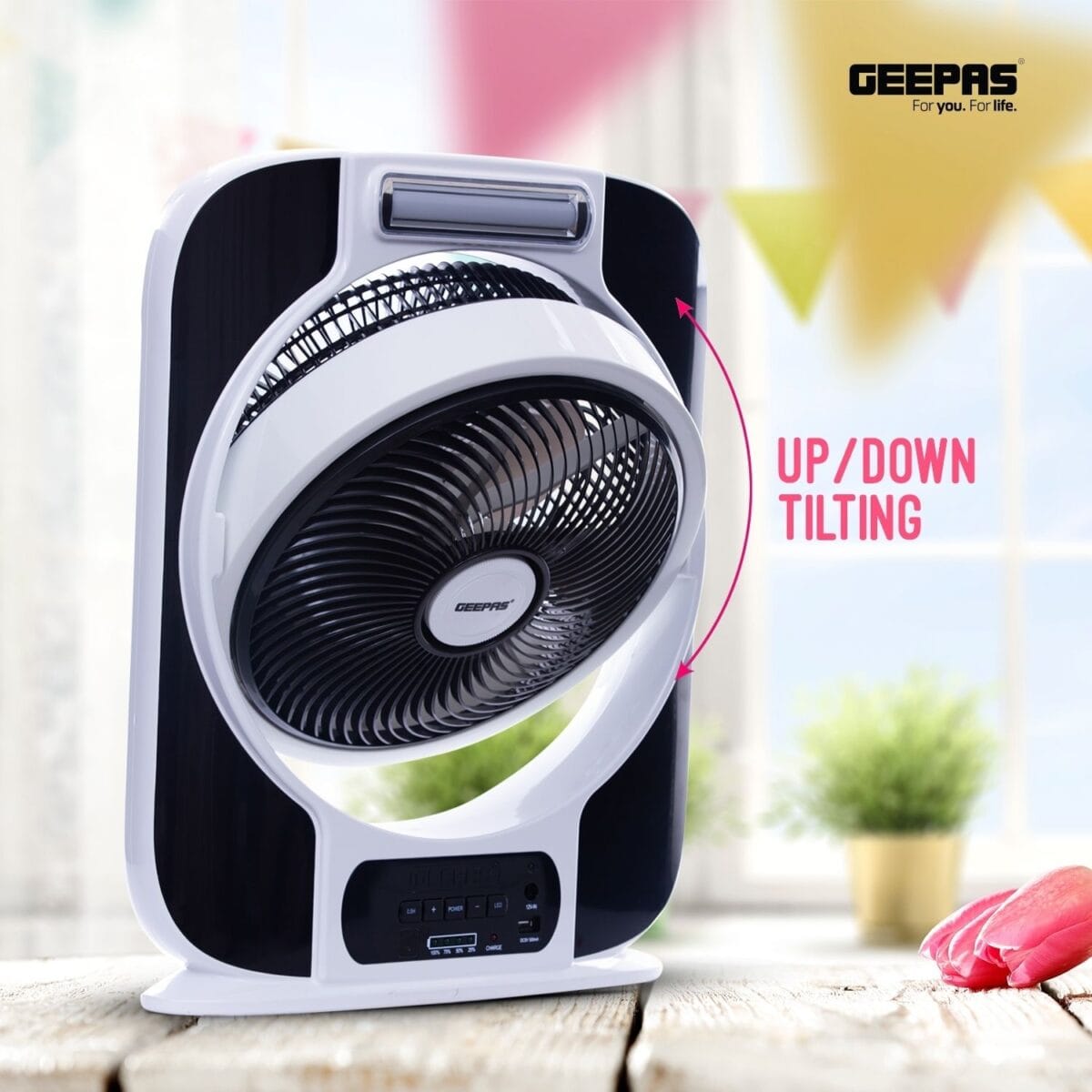 12" Rechargeable Fan 1x2