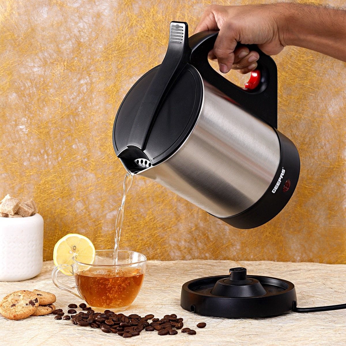 1.7 Ltr Steel Kettle 1x6