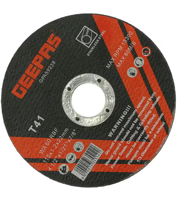 115x1.2x22.2mmSSCuttngDisc 1Ctn=100*4Box