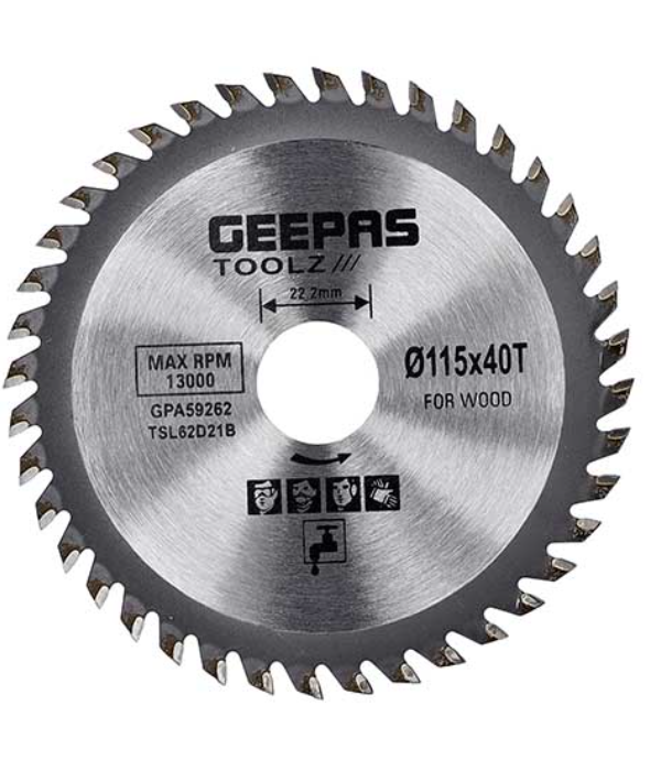 115X22.2MMX40T Wood Cttng Saw Blade1x100