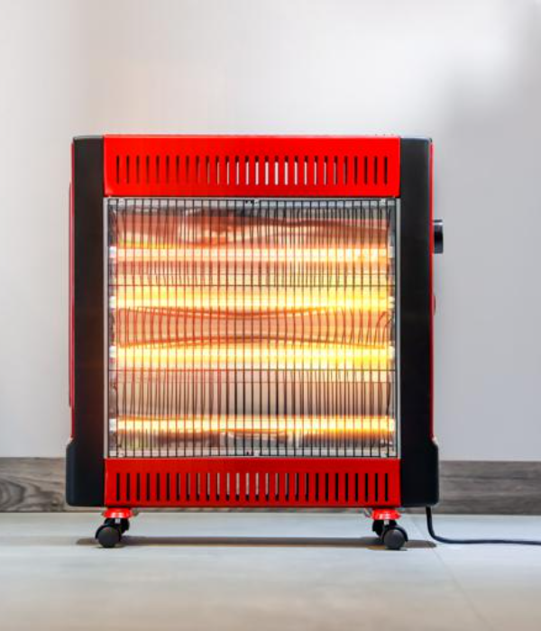 Quartz Heater/2Heat/Safty Switch 1x1