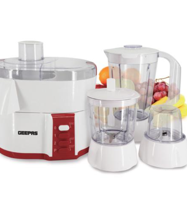 4In1Food Processor/2Spd/Safty Lck600w1x4