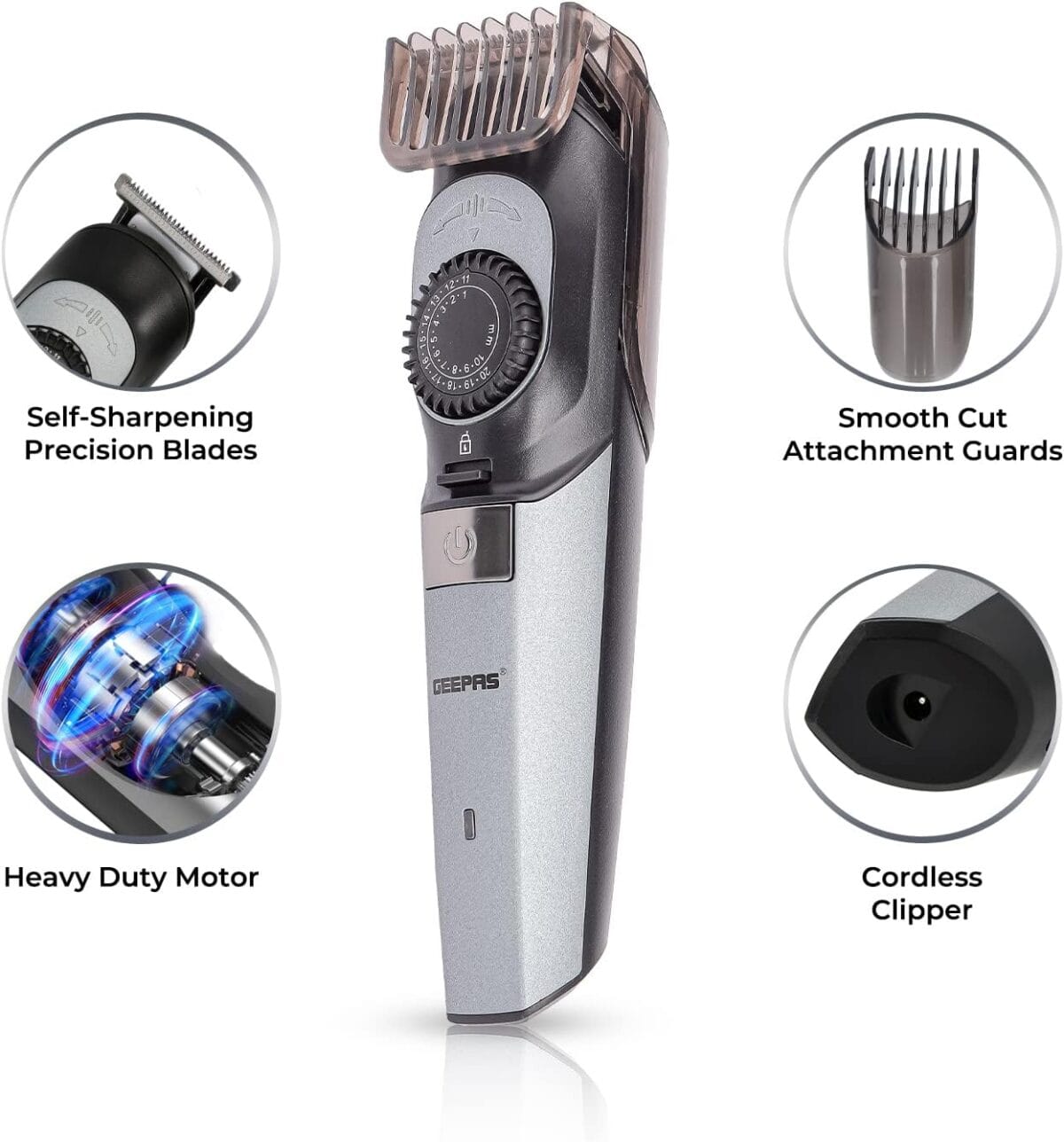 Rechrgbl Professional Hair Clipper 1X40