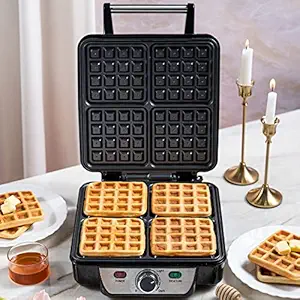 4Slice Waffle Maker/Nonstick/1100W1x4