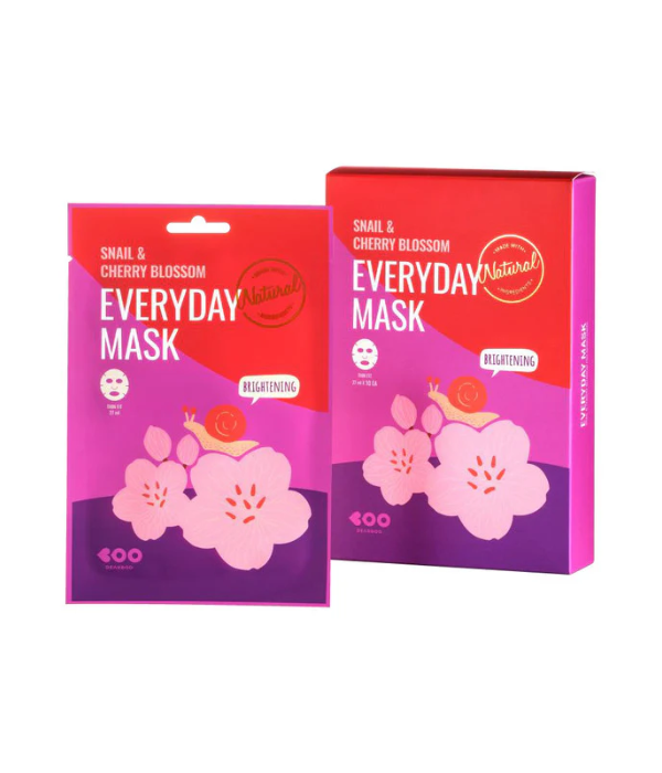 Dearboo Snail & Cherry Blossom Everyday Mask