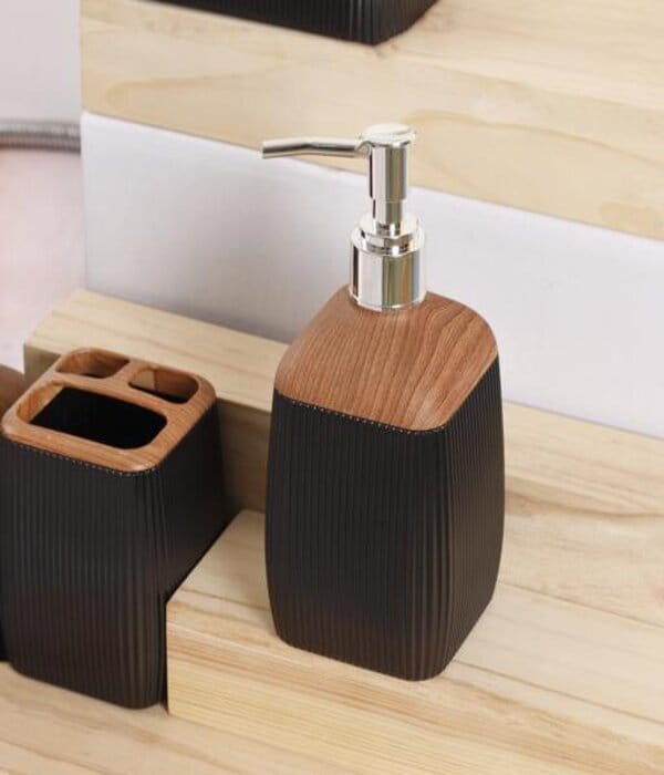 5PC Royal Bath Set-Wooden Design1X8