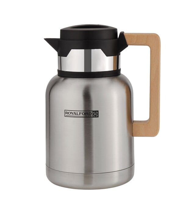 1.0L SS Vaccum Flask /Wooden Handle1x12