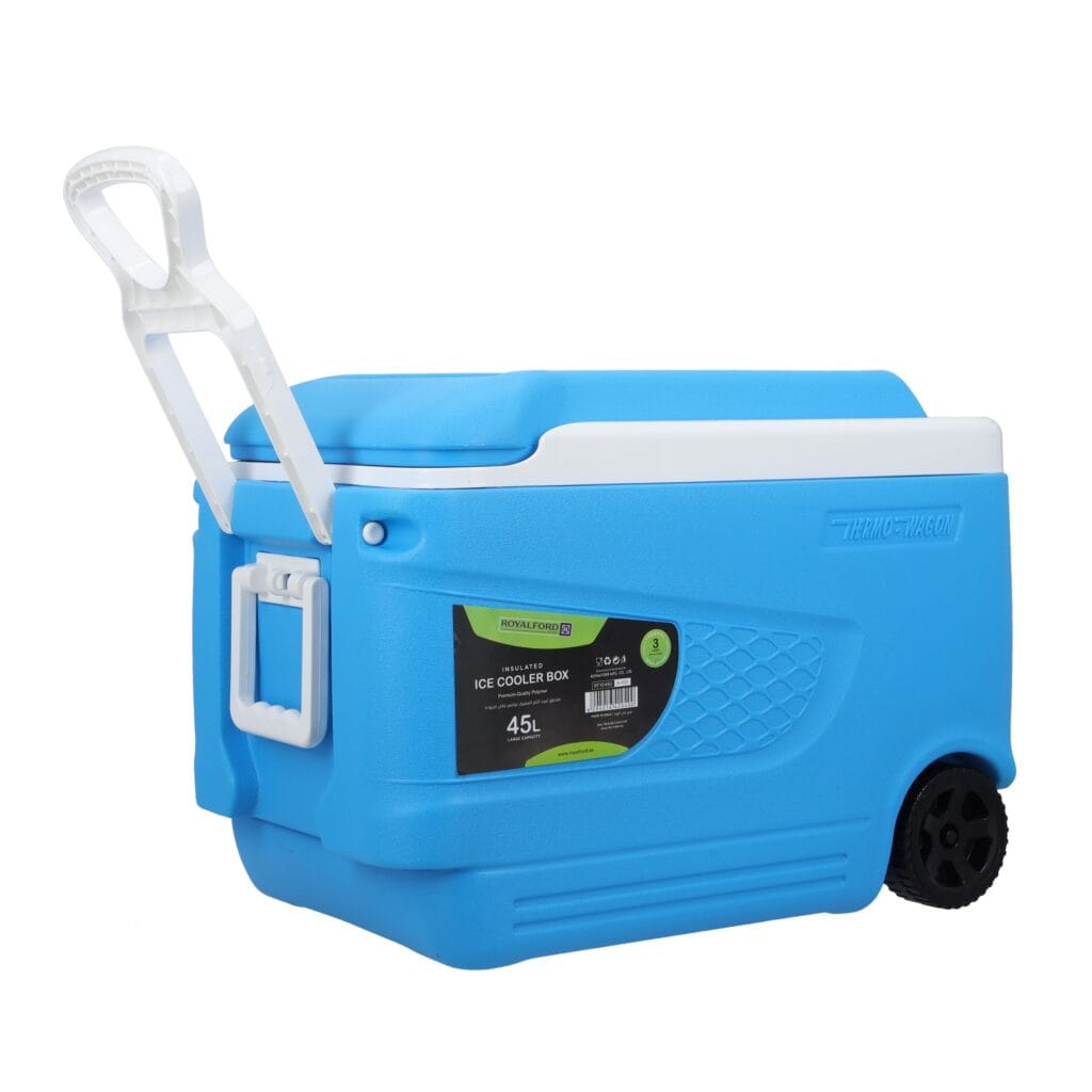 45L Insulated Trolley Ice Cooler Box1X1