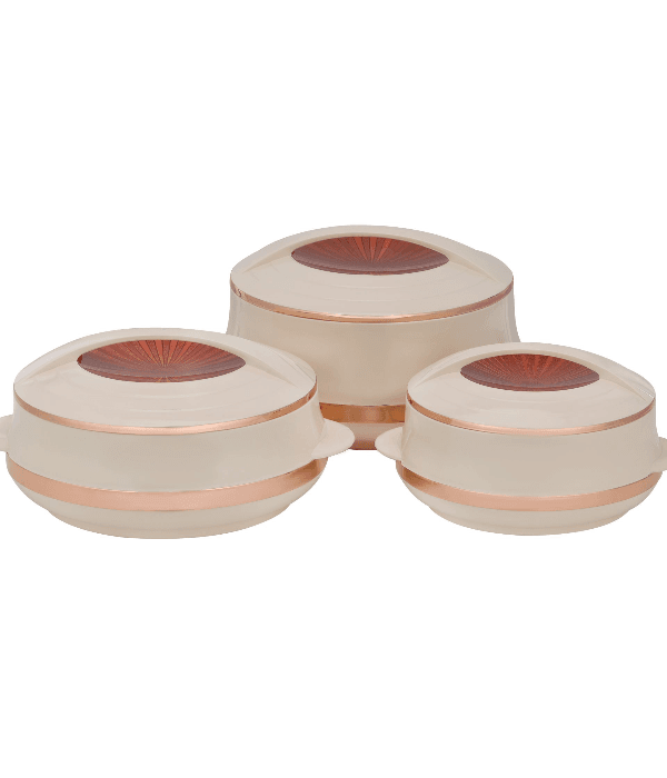 3pc Elite Gold Insulated Cassrole1x4
