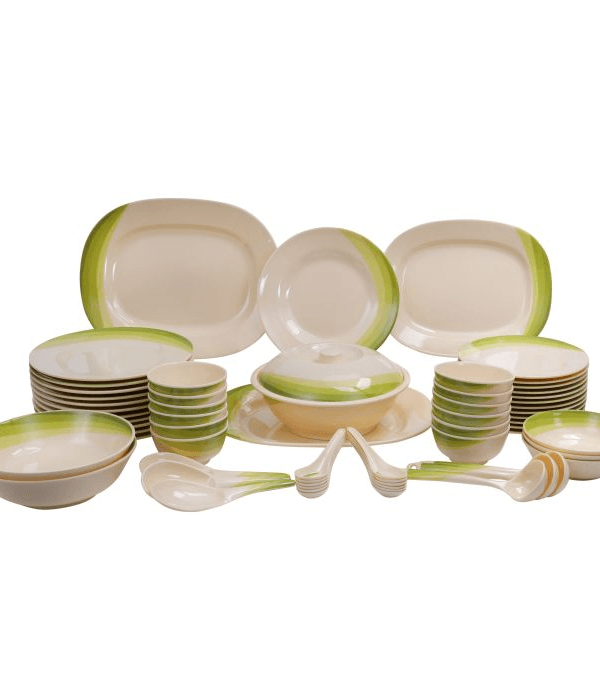 M/W 64Pcs Melamine Dinner Set 1X2