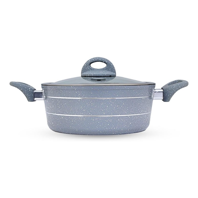 32,Granite Smart Caserole/G+Lid/Gray1X6