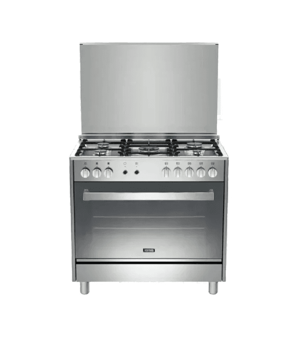 IGNIS-  90x60, 5gas, Gas Oven +  FAN cast iron grid,  double knob, full safety MADE ITALY